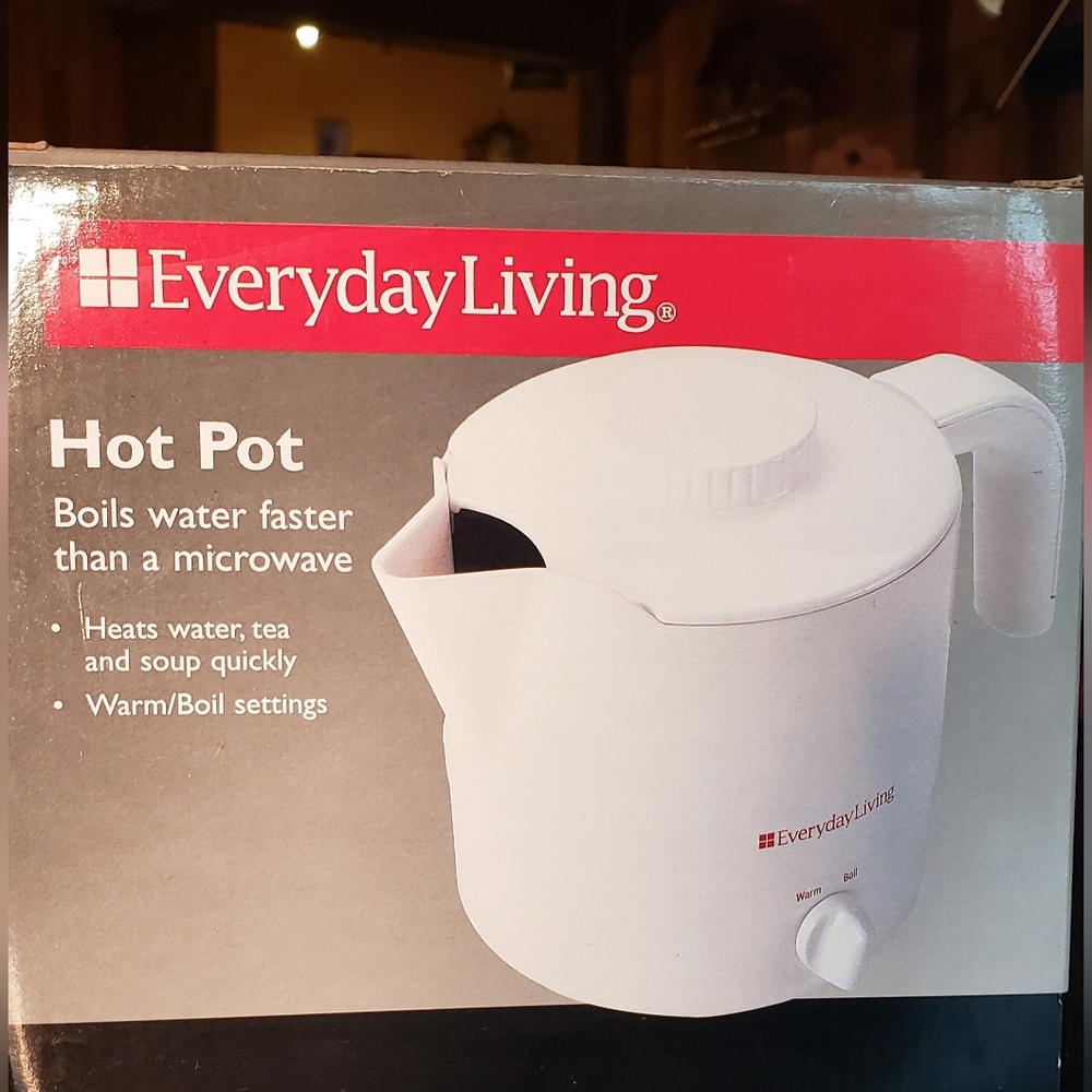 EVERYDAY LIVING Hot Pot 32oz Electric Kettle - NIB